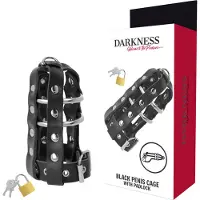 Darkness Leather Chastity Cage
