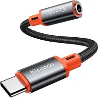 Mcdodo USB-C MINI JACK 3.5MM SOVITIN AUX-KAAPELI SAMSUNG APPLE DAC -SOVITTIMEN KÄYTTÖÖN