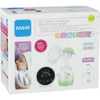 Mam 2-in-1 Rintapumppu - Sähköinen ja Manuel - Vihreä - - OneSize - Rintapumput