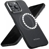 Pitaka Ultra-Slim Case, Black/Grey Twill - iPhone 16 Pro Max