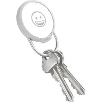 OrbitKey Slim Case for AirTag -pidike avainrenkaalla, graniitti