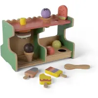 Dantoy Ice Cream Shop Wood In Gift Box 12 Parts - Multi/patterned - 36X19.5X21CM