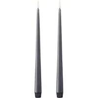 Ester & Erik kruunukynttilä LED 2 kpl 74 Dark Slate , 30 cm