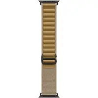 Apple Watch 49 mm -Alpine-ranneke, Sahara / Mustatitaani, Pieni
