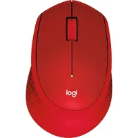 Logitech M330 Silent Plus Wireless Mekaaninen 1000dpi Hiiri Punainen