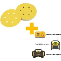 DeWalt Hiomapaperi tasohiomakoneeseen DT3122-QZ; 150 mm; K60; 10 kpl.