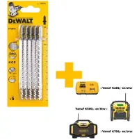 Dewalt Pistosahanterä DT2051-QZ; 132 mm; 5 kpl.