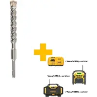 DeWalt Betoniporanterä DT9686-QZ; 22x200/250 mm; SDS-plus