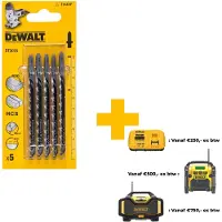DeWalt Pistosahanterä DT2075-QZ; 100 mm; 5 kpl.