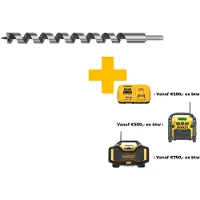 DeWalt Spiraalinen poranterä puulle DT4648-QZ; 26x280/380 mm