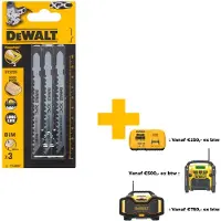 DeWalt Pistosahanterä DT2220-QZ; 60 mm; 3 kpl.