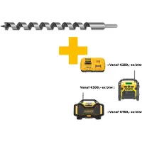 DeWalt Spiraalinen poranterä puulle DT4646-QZ; 24x280/380 mm