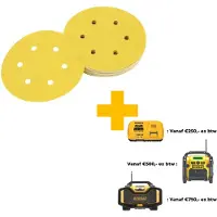 DeWalt Hiomapaperi tasohiomakoneeseen DT3126-QZ; 150 mm; K180; 10 kpl.