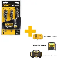 DeWalt Poranteräsarja DT90237-QZ; 1/4''; 16-25 mm; 3 kpl.