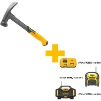 DeWalt TERÄKSINEN KENKÄPYÖRÄVASARA 400 g