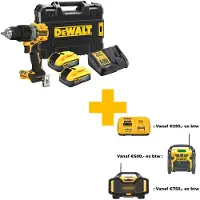 DeWalt 18V 90Nm iskevä porakone DCD805H2T 2x5.0Ah POWERSTACK