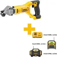 DeWalt Akkukäyttöinen metallileikkuri DCS496N-XJ; 18 V (ilman akkua ja laturia)