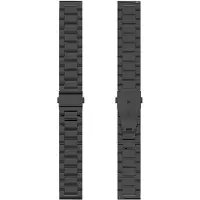 CaseOnline H-Link Titaani kellon ranneke Garmin VivoActive 4 - Musta