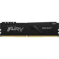 Kingston 32GB (1X32GB) DDR4 3600MT/S CL18 2RX8 FURY BEAST XMP, BLACK (KF436C18BB/32)