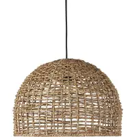 PR Home ulkovalaisin Cebu, Ø 37 cm, kaapeli 2,5 m, IP44 himmennettävä, Vaalea puu, Puu, Kartano/rustiikki