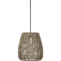 PR Home ulkovalaisin Saigon, harmaa, Ø 38 cm, kaapeli 2,5 m himmennettävä, Alumiini/harmaa/sinkki, Synteettinen materiaali