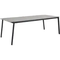 Brafab Lyra ruokapöytä 100 x 220 cm lasilla