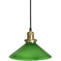 PR Home Riippuvalaisin August, vihreä, Ø 25 cm himmennettävä, Vihreä, Olohuone/ruokailutila, Lasi, Design