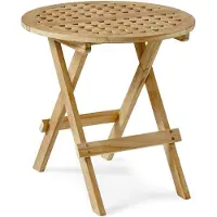 Brafab Kreta sivupöytä 50 cm tiikki