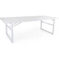 Brafab Vevi ruokapöytä Valkoinen 230 cm
