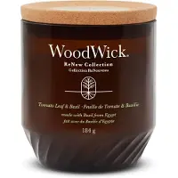 Woodwick Tomato Leaf & Basil Renew Candle Large