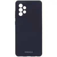 Onsala Collection Samsung Galaxy A72 Kuori Silikoni Musta