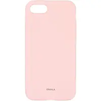Onsala Collection iPhone 6/7/8/SE Gen.3 Silicone suojakuori (kalkkipinkki)
