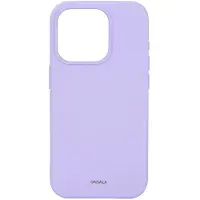 Onsala Collection iPhone 15 Pro Silicone suojakuori (violetti)