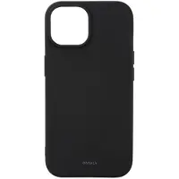 Onsala Collection iPhone 15 Silicone suojakuori (musta)