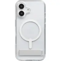Zagg Crystal Palace Snap Kickstand - protective case with stand for iPhone 16 compatible with MagSafe (clear)