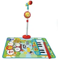 Reig Musicales And Piano Carpet Fisher Price With Micro Standing And Drumsticks Akku
