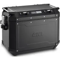 Givi Trekker Outback 48 VASEN 48 L MONOKEY MUSTA oranssi