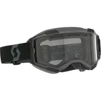 SCOTT Fury Snow Cross black clear ajolasit