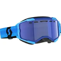 SCOTT Goggle Fury Snow Cross blue/black / enhancer blue chrome