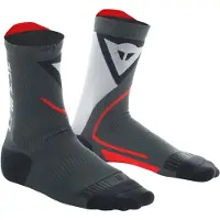 Dainese Thermo Mid Moottoripyöräsukat Musta/Punainen unisex, size 39-41