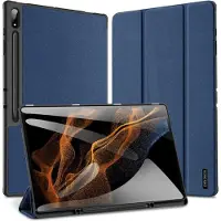 DUX Samsung Galaxy Tab S9 Ultra SM-X910 SM-X916 Kotelo Domo Series Sininen