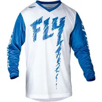 FLY Racing F-16 Youth Jersey (True Blue/White Youth Large)