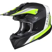 HJC i50 Flux MC3HSF Crossikypärä Matta/Musta/Keltainen/Valkoinen M unisex