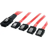 StarTech.com Sas Serial Attached Scsi Sff 80 1 M Punainen