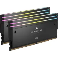 Corsair 64GB (2 x 32GB) Dominator Titanium, DDR5 6600MHz, CL32, 1.40V, musta