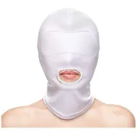 NSNovelties Fetish & Fashion Mouth Hood White