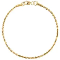 Mockberg Thin rope kordellirannekoru kullanvärinen medium MO559