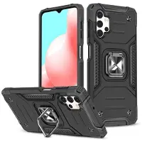 Wozinsky Ring Armor Armored Hybrid Case Cover + Magnetic Holder for Samsung Galaxy A13 5G black