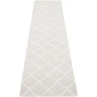 Pappelina Kotte matto 70x300 cm fossil grey / white