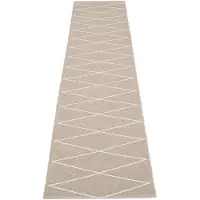 Pappelina , Max matto 70x320 cm mud / vanilla